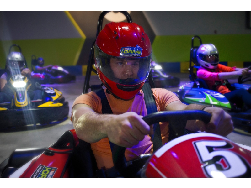 i-Drive NASCAR Indoor Kart Racing